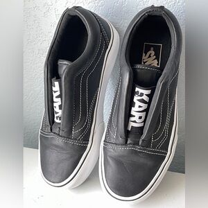 Karl Lagerfeld x Vans Shoes 4.5 Great Condition HOT item! KL Classy & RARE